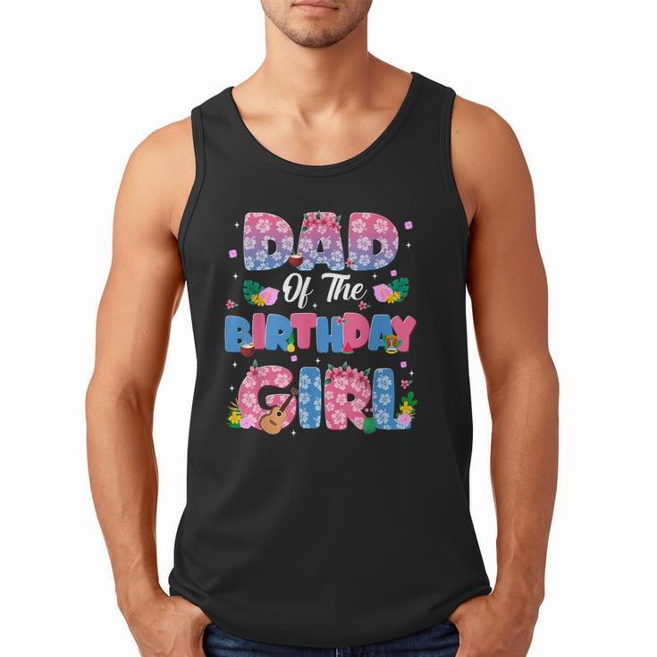 Dad And Mom Of The Birthday Girl Party Decor Family Matching Men Tank Top
