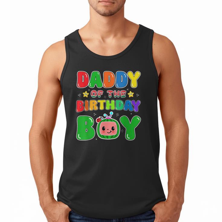 Dad And Mom Daddy Of The Birthday Boy Tee Melon Family Party Men Tank Top
