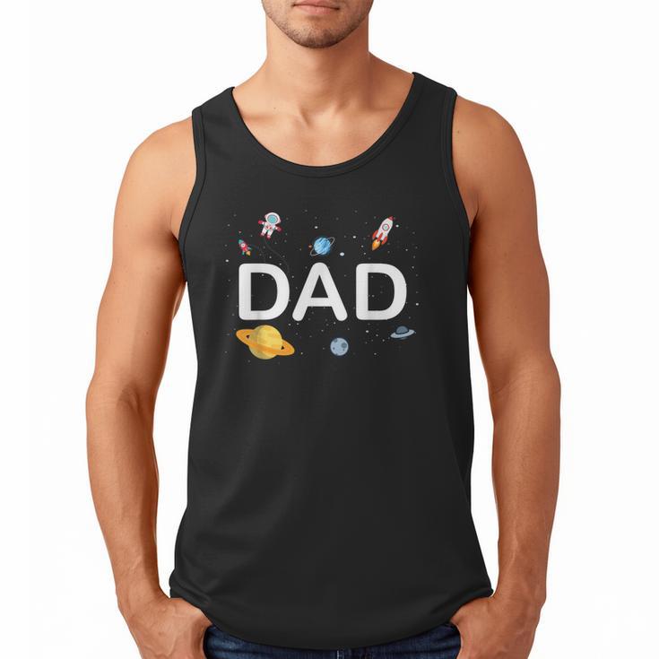 Dad Outer Space Birthday Party Family Boys Girls Men Tank Top