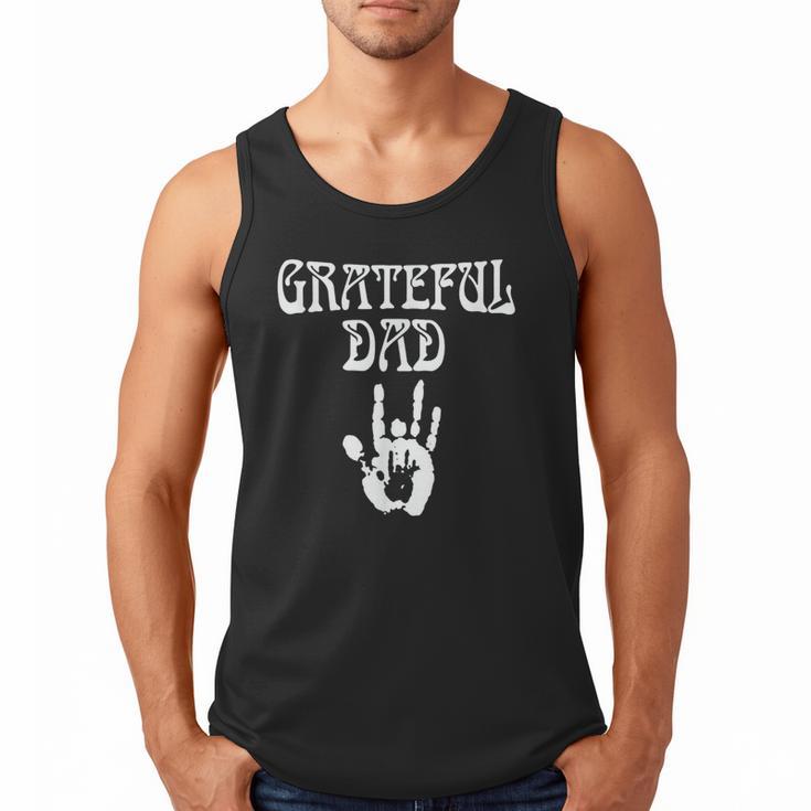 Dad Retro Distressed Grateful Dad Men Tank Top