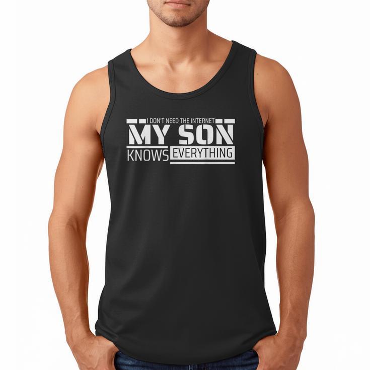 Dad Shirt From Son Men Fathers Day Dad Men Tank Top