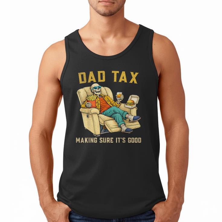 Dad Tax Graphic Tee Fathers Day Men Tank Top