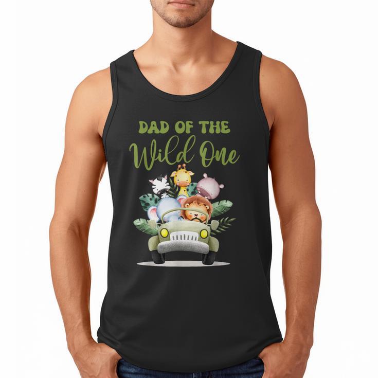 Dad Of The Wild One 1st Birthday Safari Family Matching Men Tank Top