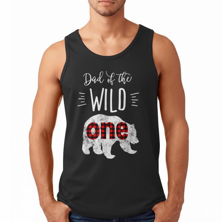 Dad Of The Wild One Shirt Bear Lumberjack 1st Birthday Tee Men Tank Top