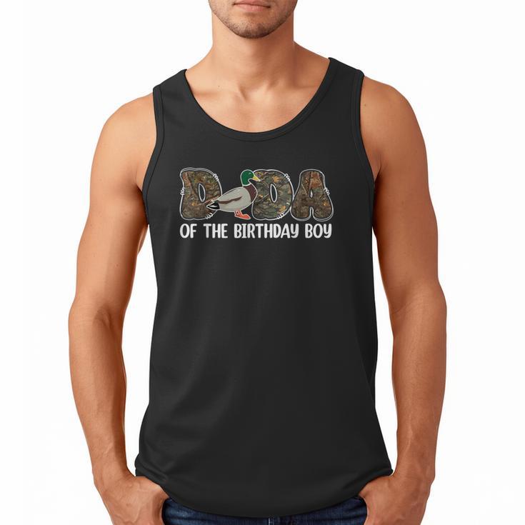 Dada Of The Birthday Boy One Lucky Duck 1st Birthday Family Men Tank Top