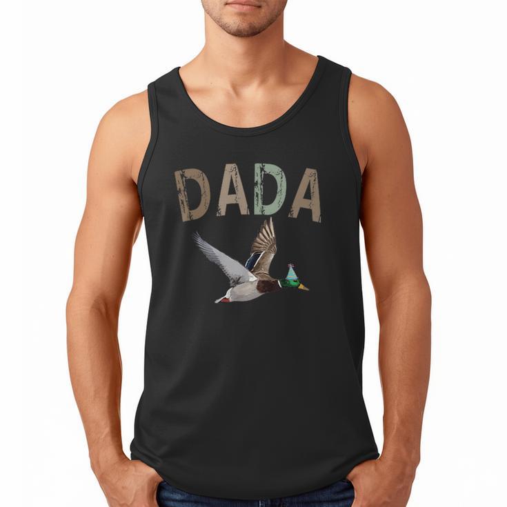 Dada Duck Hunting One Lucky Duck 1st Birthday Family Party Men Tank Top