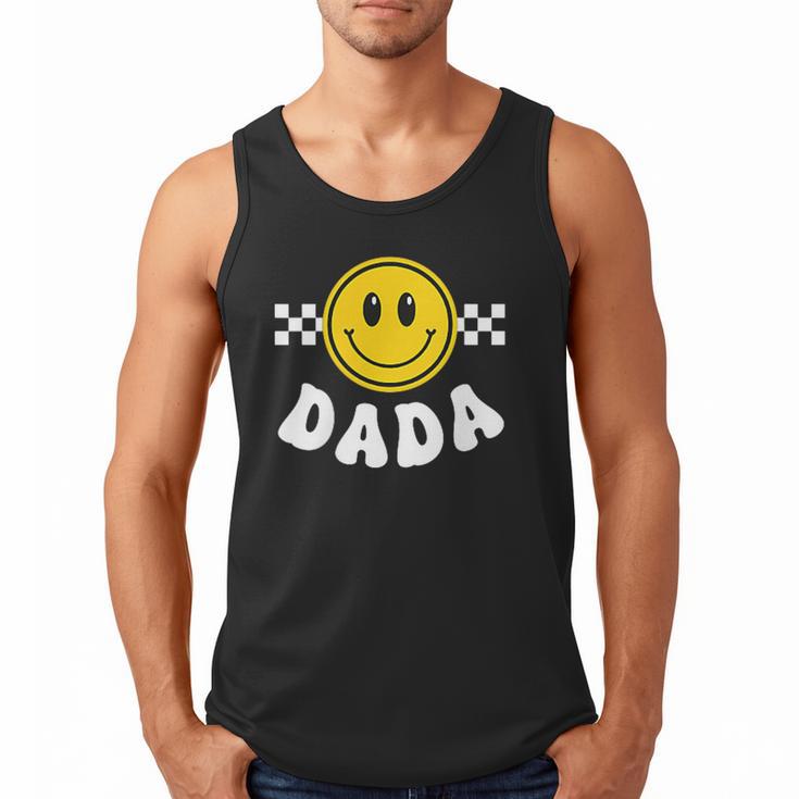 Dada One Happy Dude Birthday Theme 1st Family Matching Mom Men Tank Top