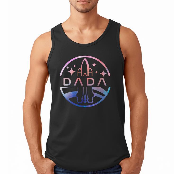 Dada Space Astronaut Rocket Birthday Party Men Tank Top