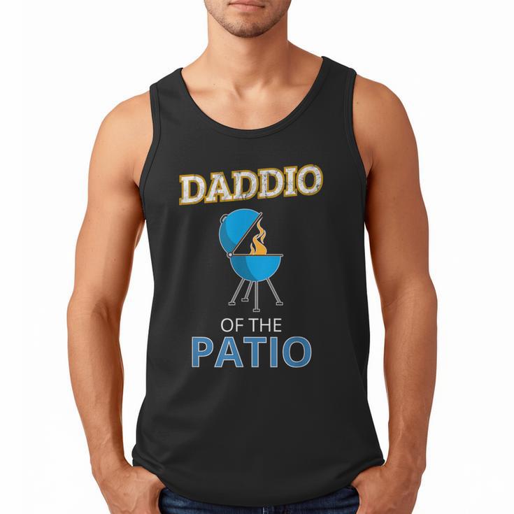 Daddio Of The Patio Fathers Day BBQ Grill Dad Men Tank Top