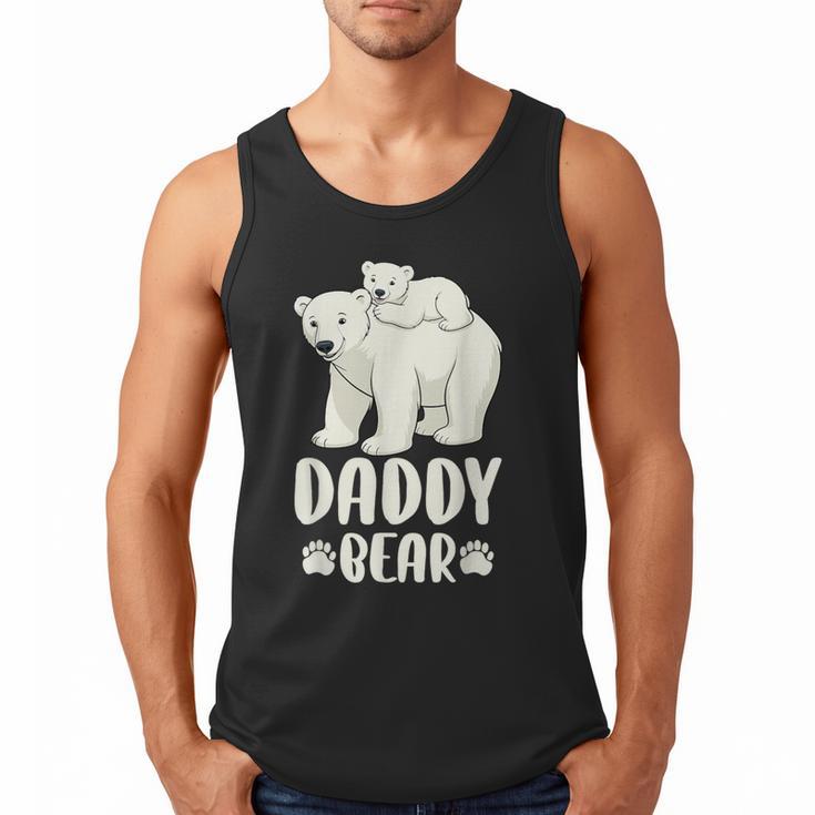Daddy Bear And Cub Polar Bear Men Tank Top