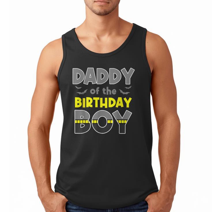 Daddy Of The Birthday Boy Bat Family Party Theme Boys Men Tank Top