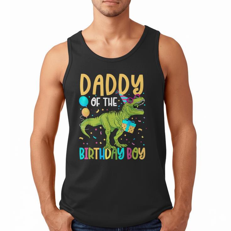 Daddy Of The Birthday Boy Family Matching Dinosaur Squad Men Tank Top