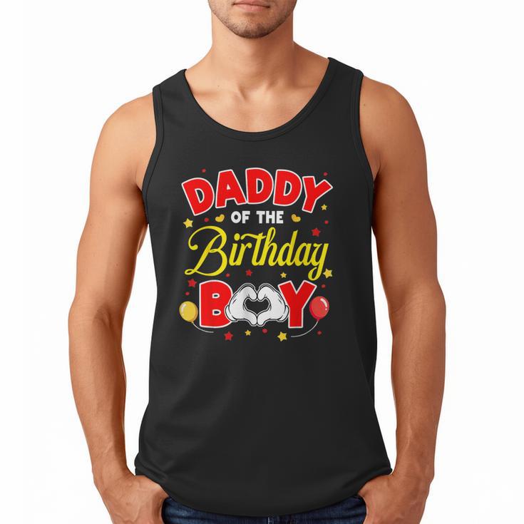 Daddy Of The Birthday Boy Matching Dad Son Family Birthday Men Tank Top