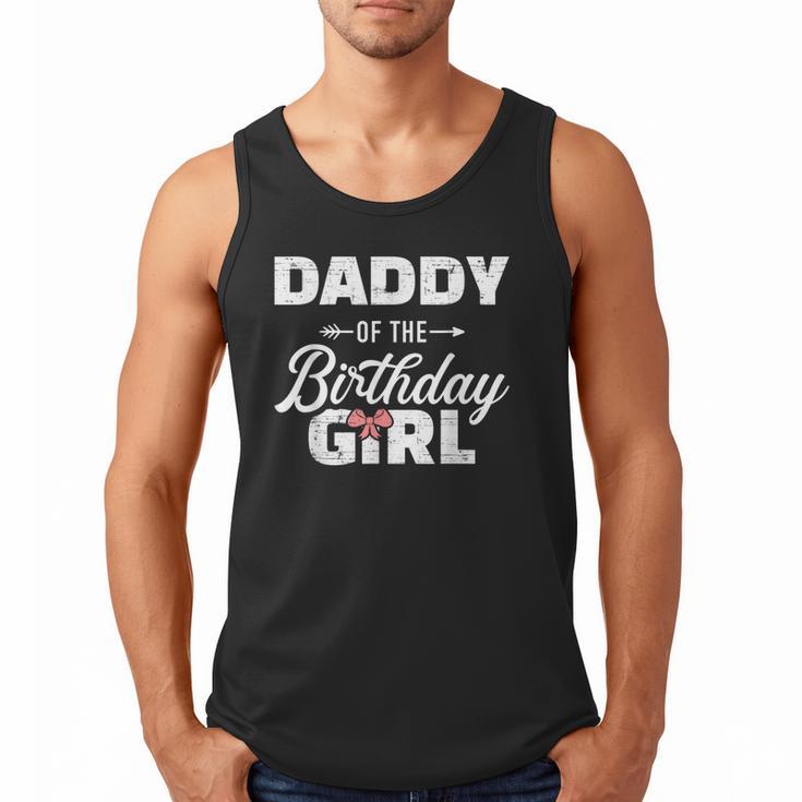 Daddy Of The Birthday Daughter Girl Matching Family For Dad Men Tank Top