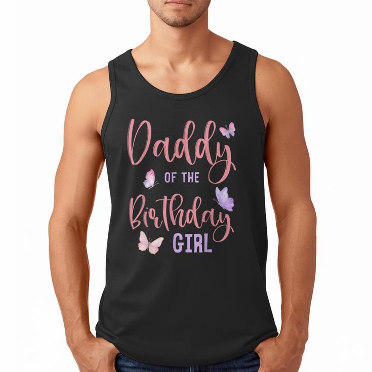 Daddy Of The Birthday Girl Butterfly Party Matching Family Men Tank Top