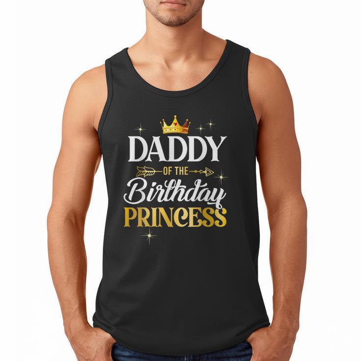 Daddy Of The Birthday Princess Girl Party Matching Family Men Tank Top