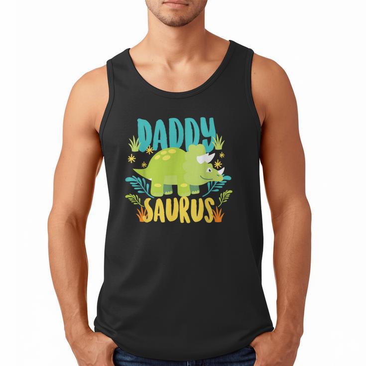 Daddy Dad Saurus Rex Dinosaur Dino For Father Men Tank Top