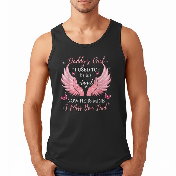 Daddy Girl I Used To Be His Angel Now He Is Mine Men Tank Top