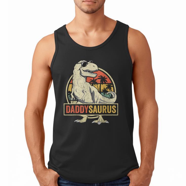 Daddysaurus Shirt T-Rex Dad Dinosaur Men Tank Top