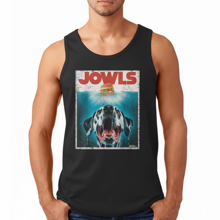Dalmatian Jowls Cute Paws Spot Dog Mom Top Dog Dad Men Tank Top