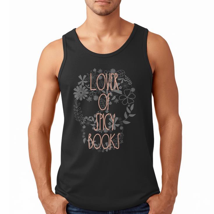 Dark Romance Book Lover Women Read Spicy Books Skeleton Dibs Men Tank Top