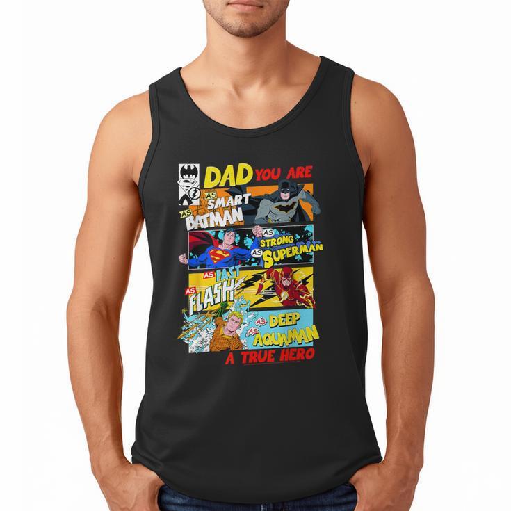 DC Comics Father's Day Justice League Dad Attributes Men Tank Top