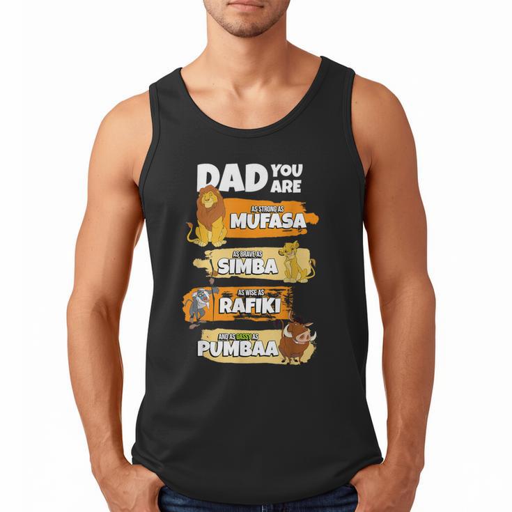 Disney The Lion King Dad You Are Word Stack Men Tank Top
