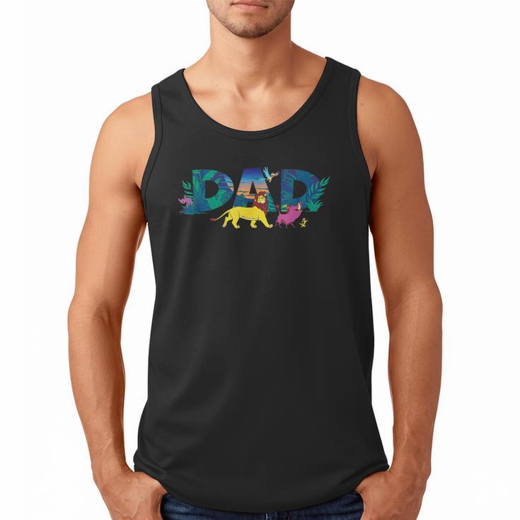Disney The Lion King Simba & Pals Dad Father's Day Birthday Men Tank Top