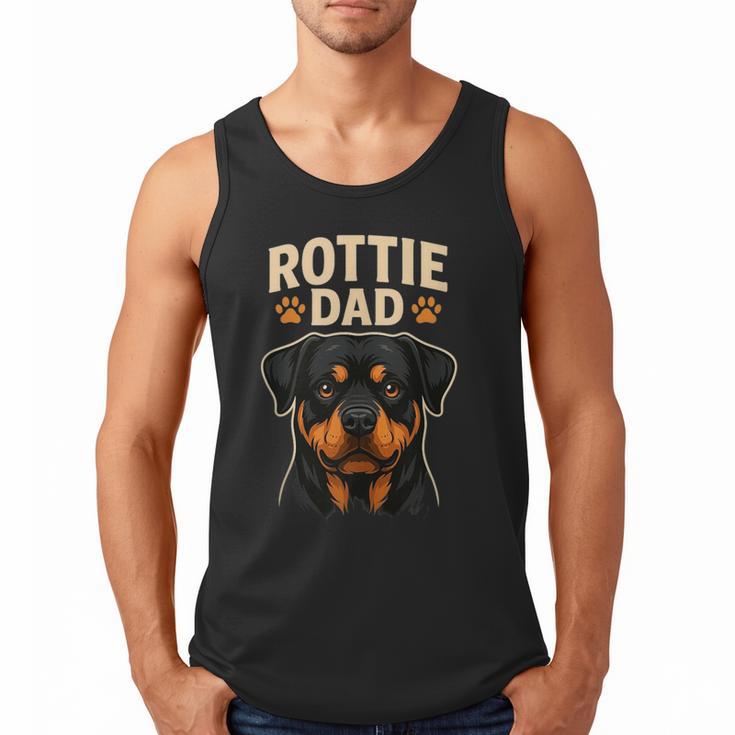Dog Owner Dad Rottweiler Rottie Dad Men Tank Top