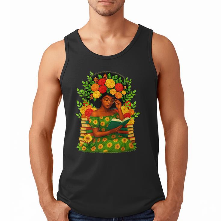Educated Women Girls Reading Book Black History Month Men Tank Top