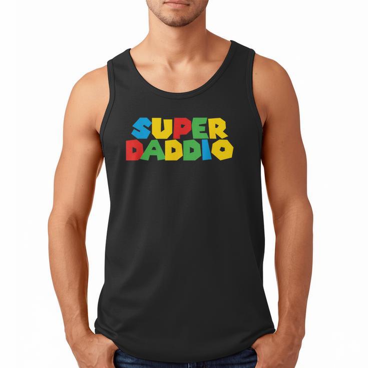 Fatherly Powers Unleashed Gamer Super Dad From Wife & Kids Men Tank Top