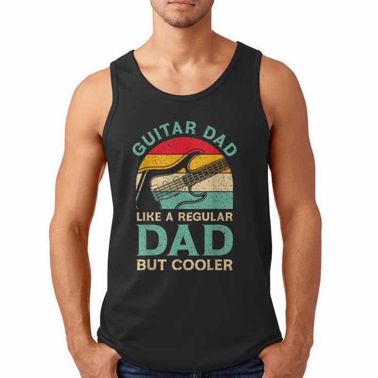 Fathers Day Guitar Dad For Guitarist Music Lover Dad Men Tank Top