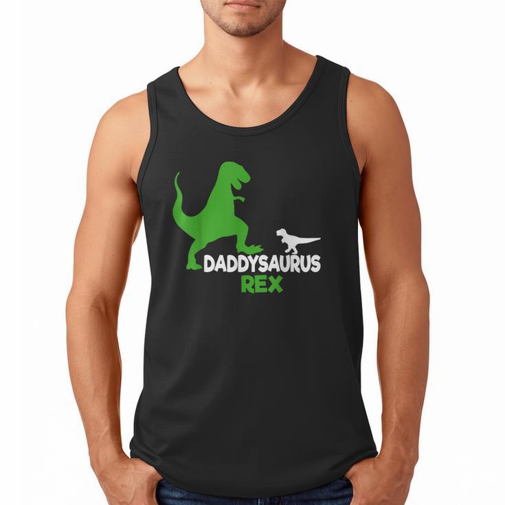 Father's Day Idea Daddysaurus Rex T-Shirt Men Tank Top