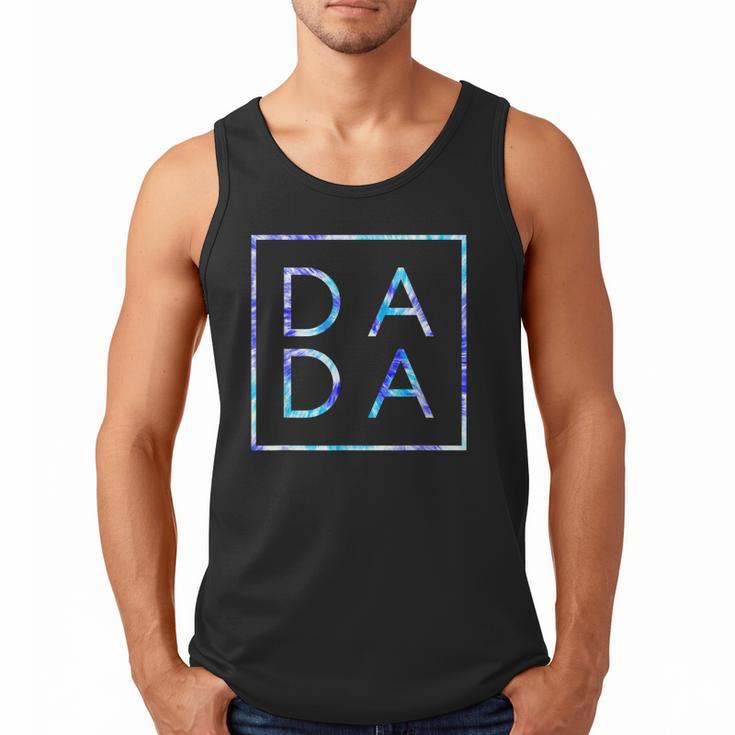 Father's Day For New Dad Dada Him Papa Tie Dye Dada Small Men Tank Top
