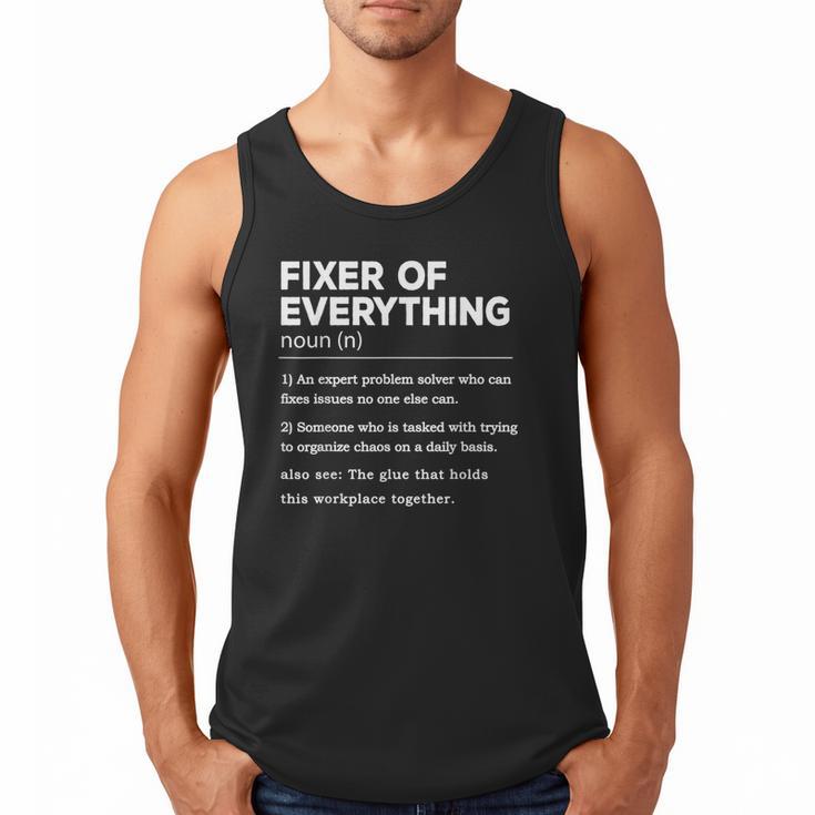 Father's Day For Office Dad Fixer Of Everything Men Tank Top