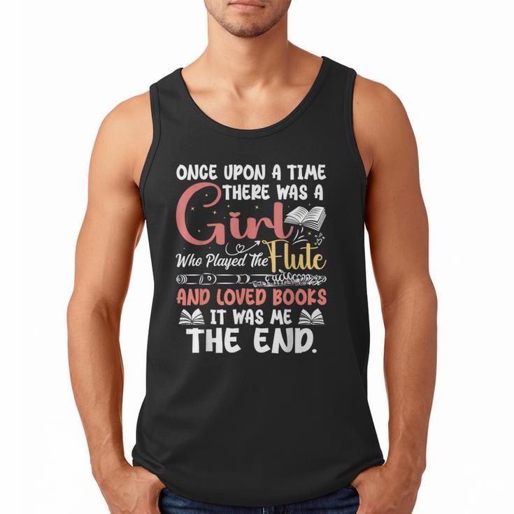 Flute Player Book Lover Flutist Marching Band Musician Flute Men Tank Top