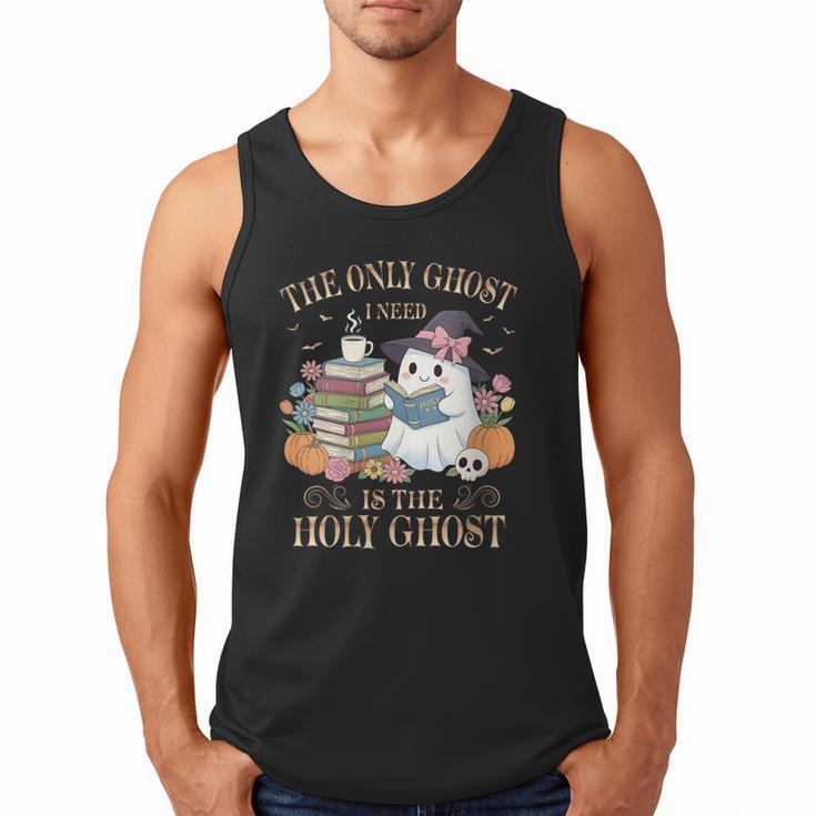 The Only Ghost I Need Is The Holy Ghost Books Reading Lovers Men Tank Top