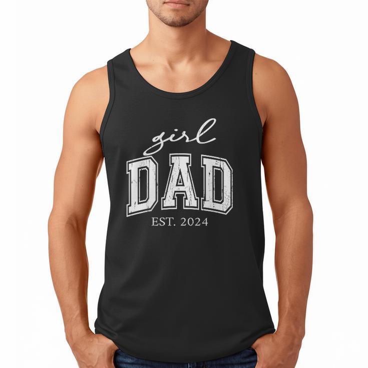 Girl Dad Est 2024 Dad Of Girls Father's Day Men Tank Top