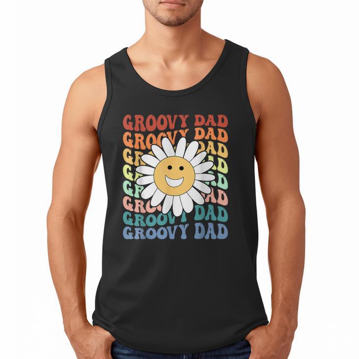 Groovy Dad Matching Outfit Fathers Day Family Retro Vintage Men Tank Top