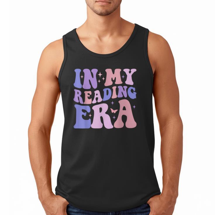 Groovy In My Reading Era Book Lovers Book Reader Men Tank Top
