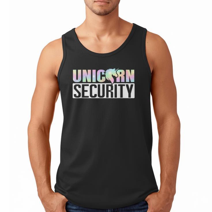 Halloween Mom Dad Daughter Adult Costume Unicorn Security Men Tank Top