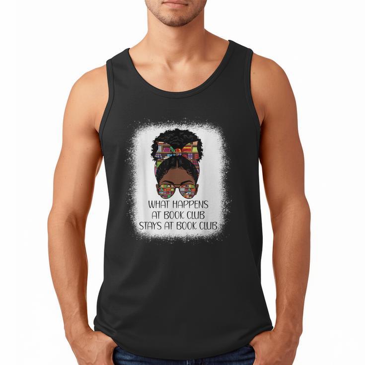 What Happens At Book Club Stays At Book Club Black Women Men Tank Top What Happens At Book Club Stays At Book Club Black Women Men Tank Top