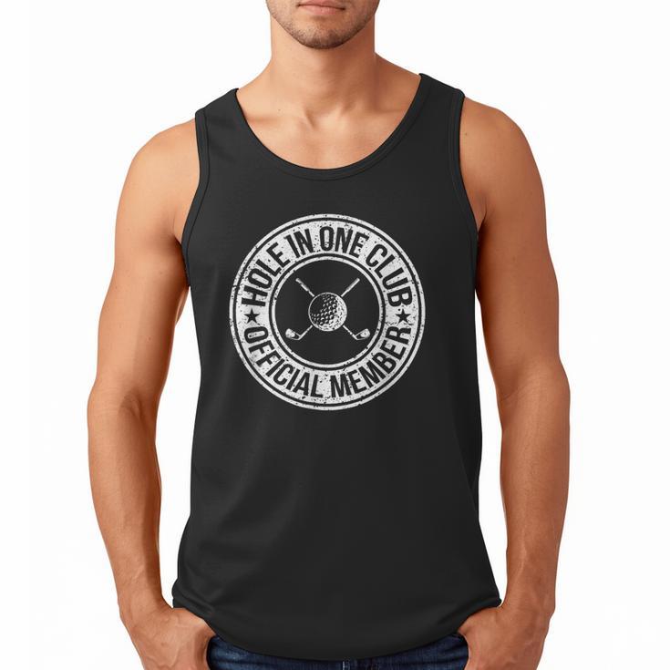 Hole In One Golf Dad & Cart Golfer Men Tank Top