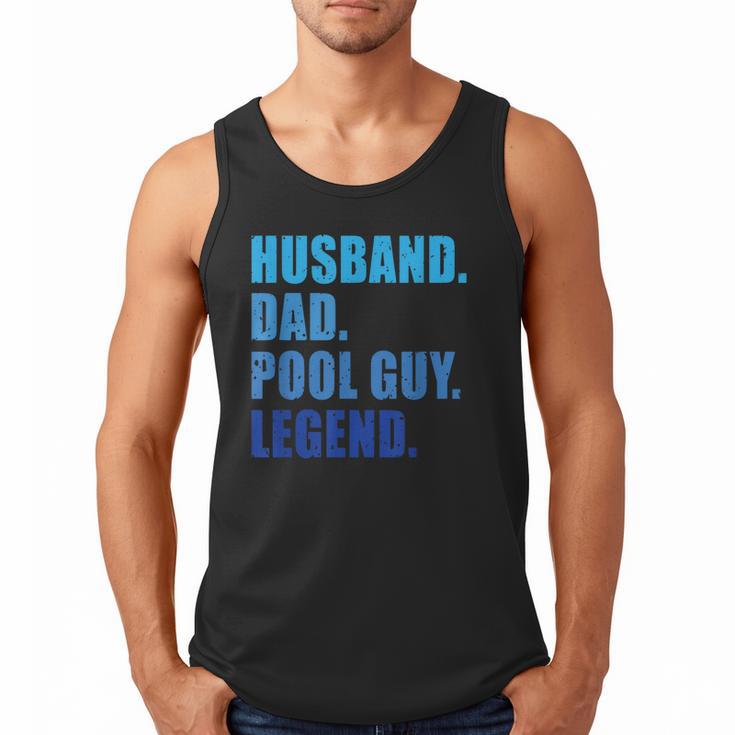 Husband Dad Pool Guy Legend Men Men Tank Top