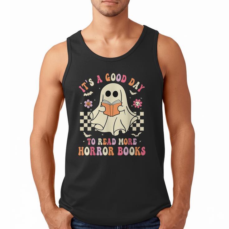 It's A Good Day To Read More Horror Books Halloween Men Tank Top