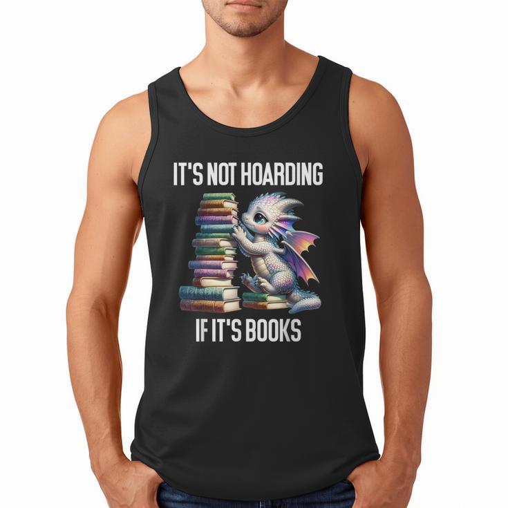 It's Not Hoarding If It's Books ShirtDragon Reading Book Men Tank Top