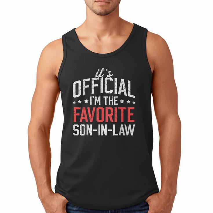 It's Official I'm The Favorite Son-In-Law Dad Father Men Tank Top