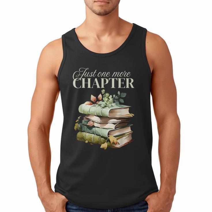 Just One More Chapter Book Lover Men Tank Top
