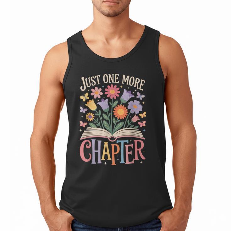 Just One More Chapter Reading Book Lover Men Tank Top