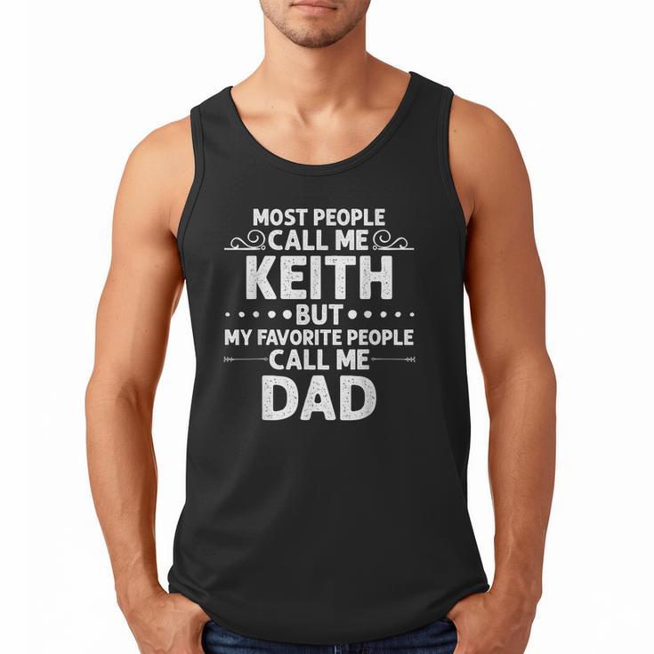 KEITH Name Father's Day Personalized Men Dad Men Tank Top